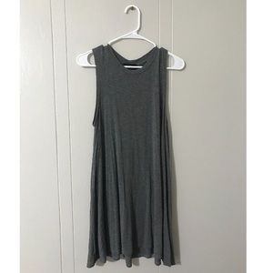 Grey tank t-shirt dress